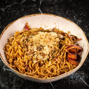 Yakisoba de Verduras y Pollo